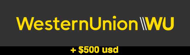 Western Union Transfer ฿0.00120